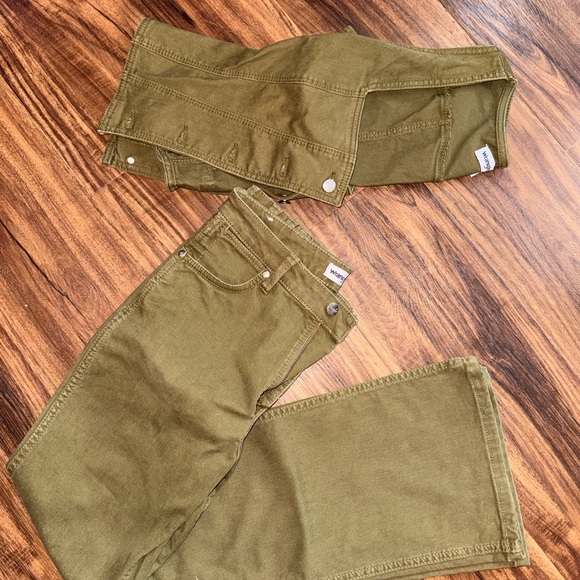 Wrangler x Staud Denim Set